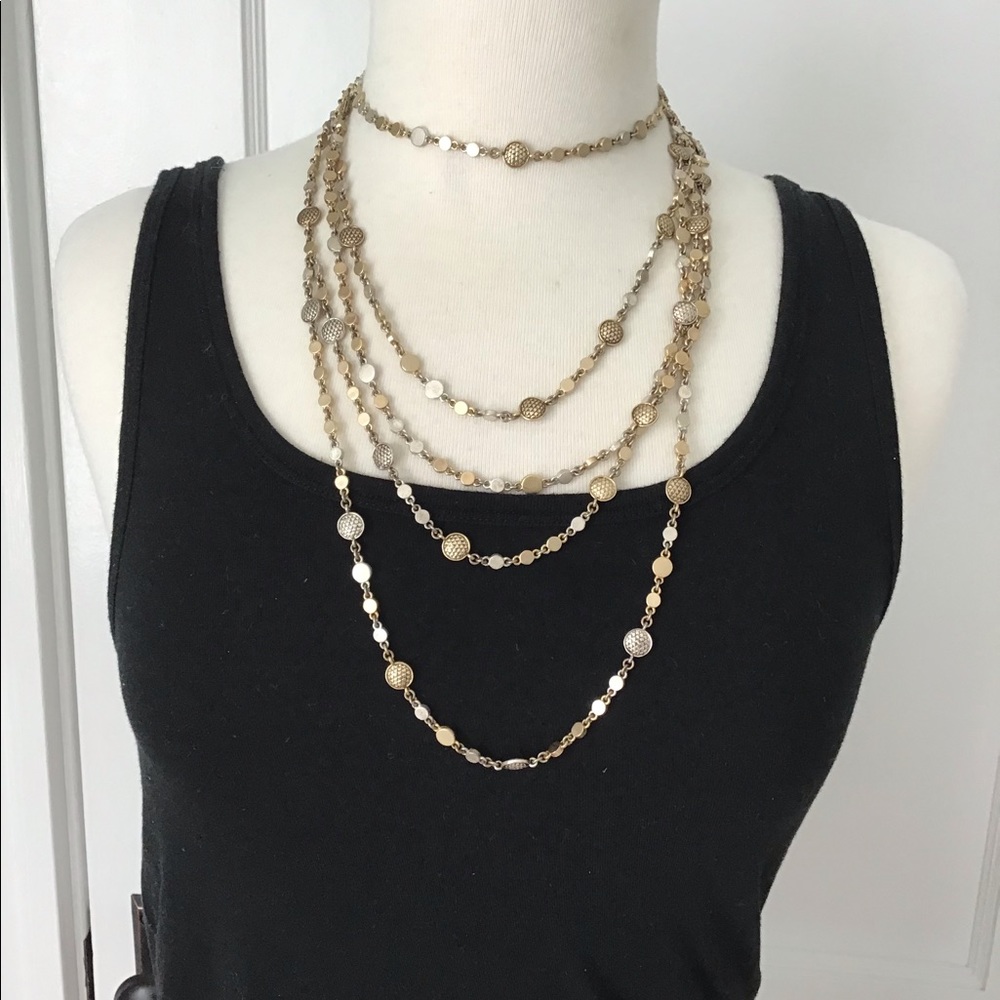Ellen Tracy multi stand necklace